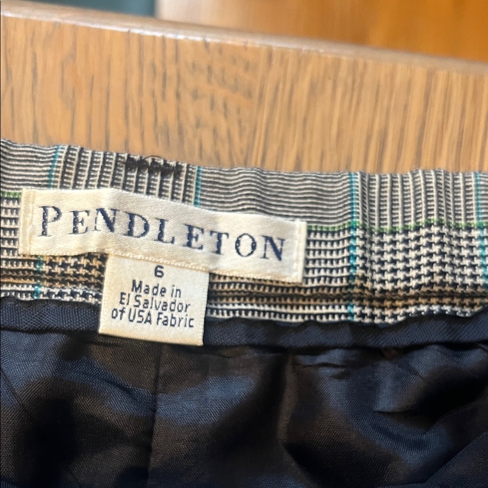 Pendleton Plaid Wool Trousers - Picture 2 of 9